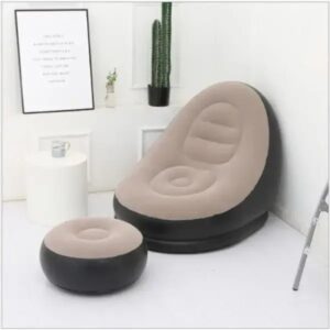 Inflatable Sofa Chair with Foot Stool And Pump