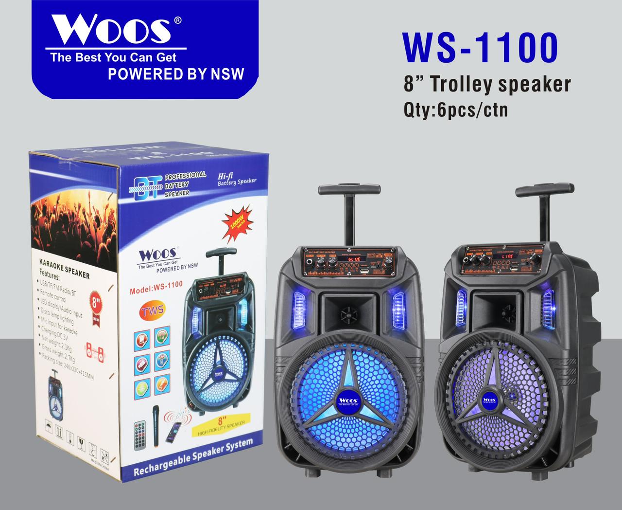Trolley Speaker 8" WS1100 - Image 2