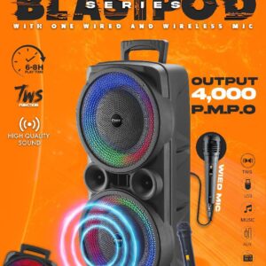 Portable Party Speaker With Mic