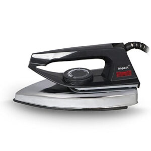 Impex Showy Light Weight Dry Iron Box (750 Watts, Black)