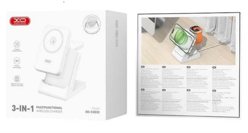 Multi Functional Wireless Charger 3 in 1