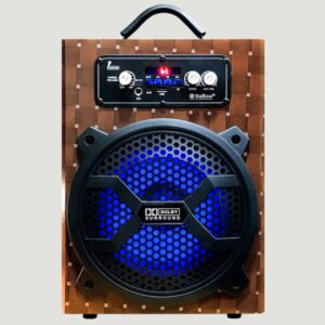 Wooden trolley speaker 8inch